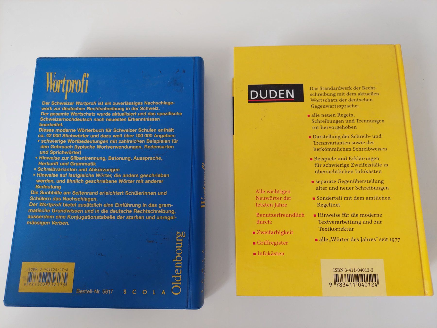 Libri: DUDEN UND WORTPROFI – Usato da Münchenstein venduto da Strupfi 1