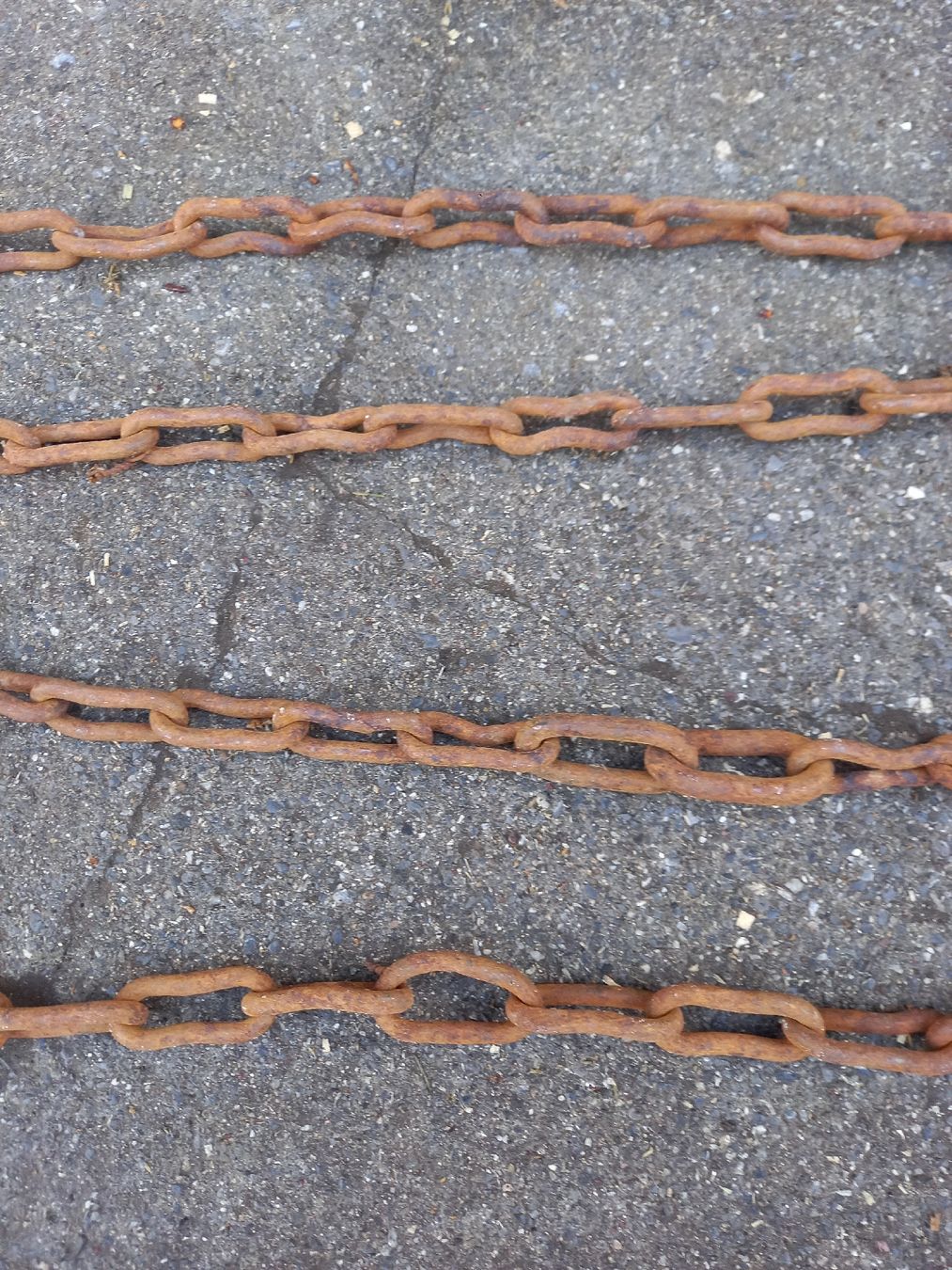 Catenine: Alte, rustikale Kette aus Eisen, gebraucht – Usato da Galgenen venduto da Allerlei8854 6