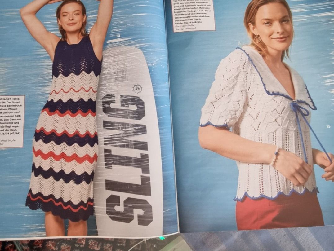 Riviste & Magazine: Strickheft Sabrina 4/23, Strickjournal – Nuovo e nell'imballaggio originale da geroldswil venduto da Gumball1 5