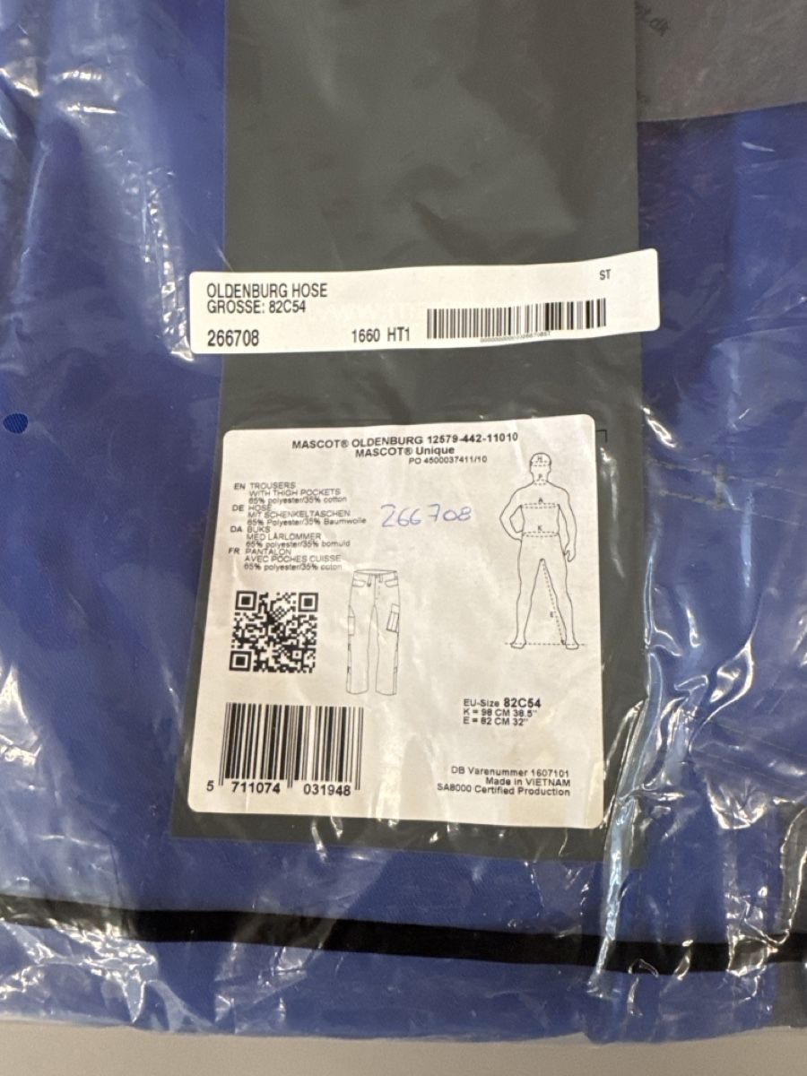 Hosen: Arbeitshose Mascot 54 – Neu und originalverpackt aus Einsiedeln von Shkurte_K