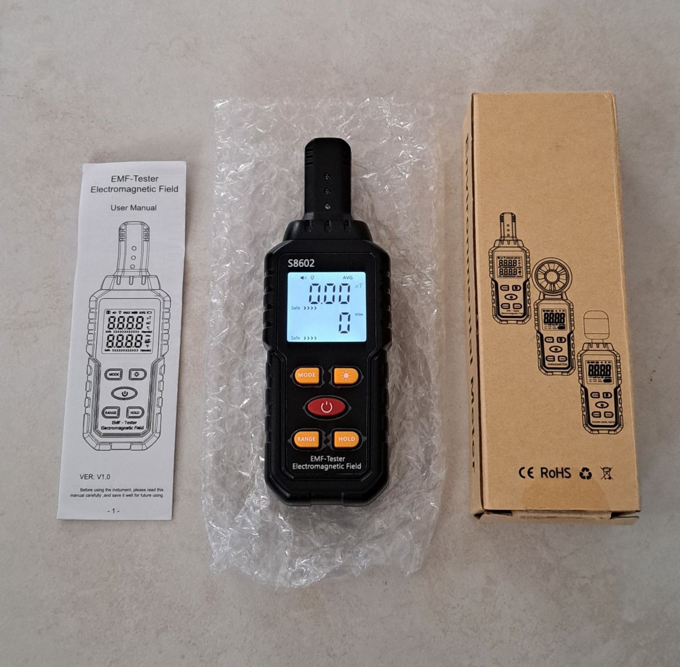 Radiocomunicazione: ***** EMF-Tester / Tester Electromagnetic Field – Nuovo e nell'imballaggio originale da Villaz-St-Pierre venduto da Ubid