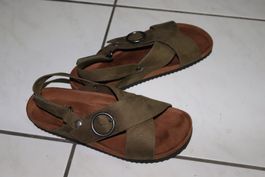 Sandales femme vert graceland pointure 39 état neuf