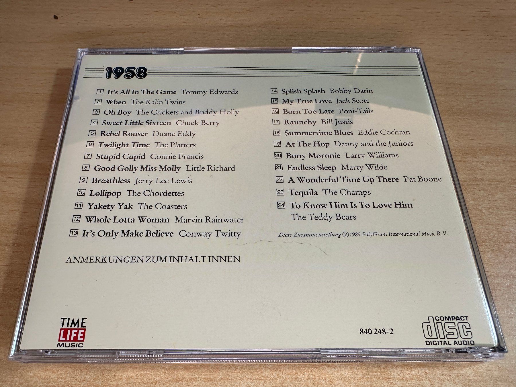 CD: W1 Various – 1958 – Usato da Rikon im Tösstal venduto da Alpenmutz 1