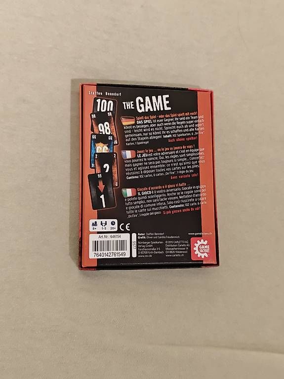 Jeux: Spiel The GAME – D'occasion à Lachen SZ par Wunhas 2