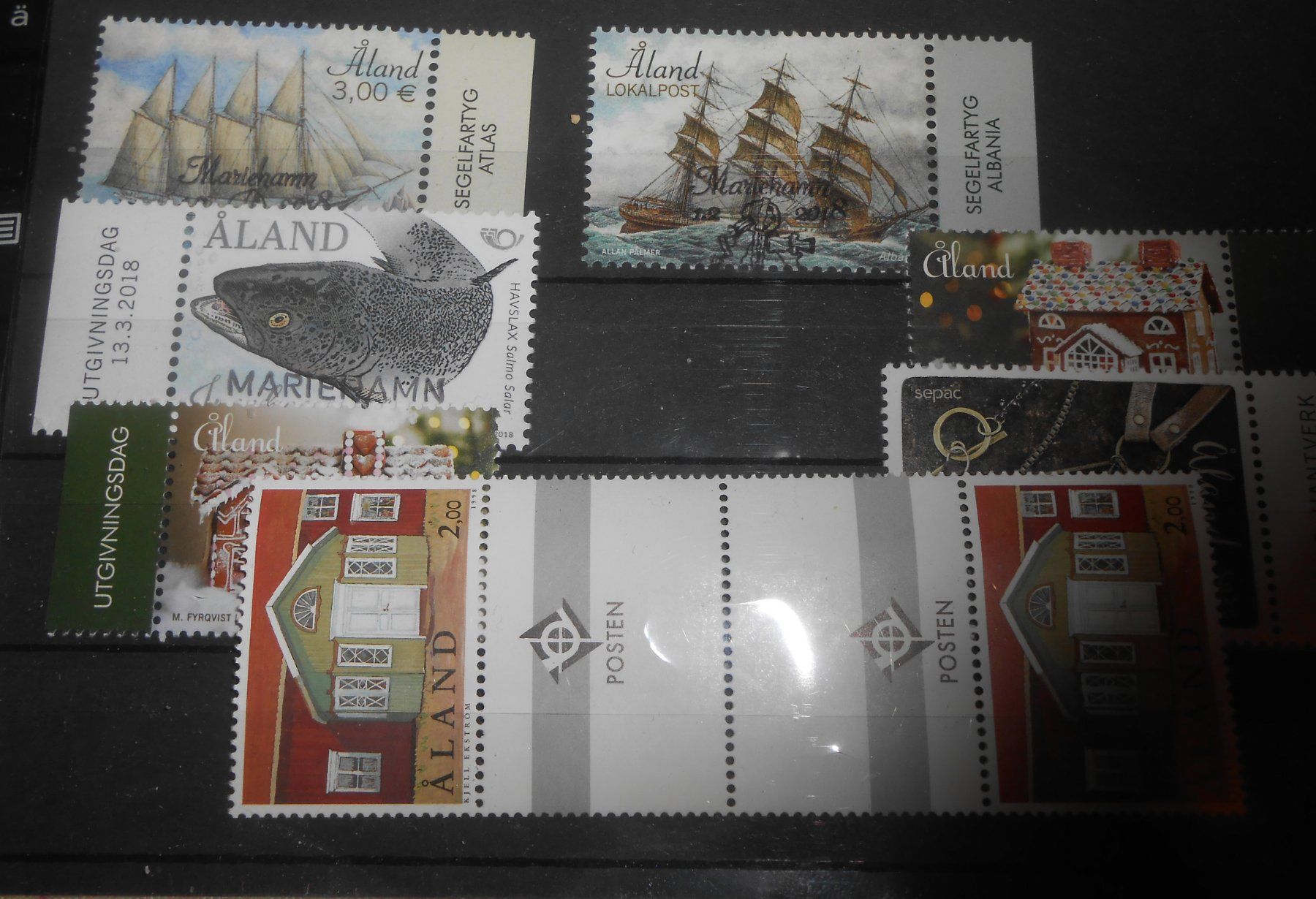 Tous les timbres: Briefmarken Aland Seeschiffe und Haeuser 2018 – Neuf (Voir description) à Basel par Javer