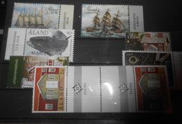 Briefmarken Aland Seeschiffe und Haeuser 2018