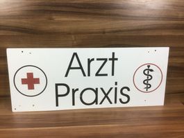 Gebrauchtes Praxisschild Arzt