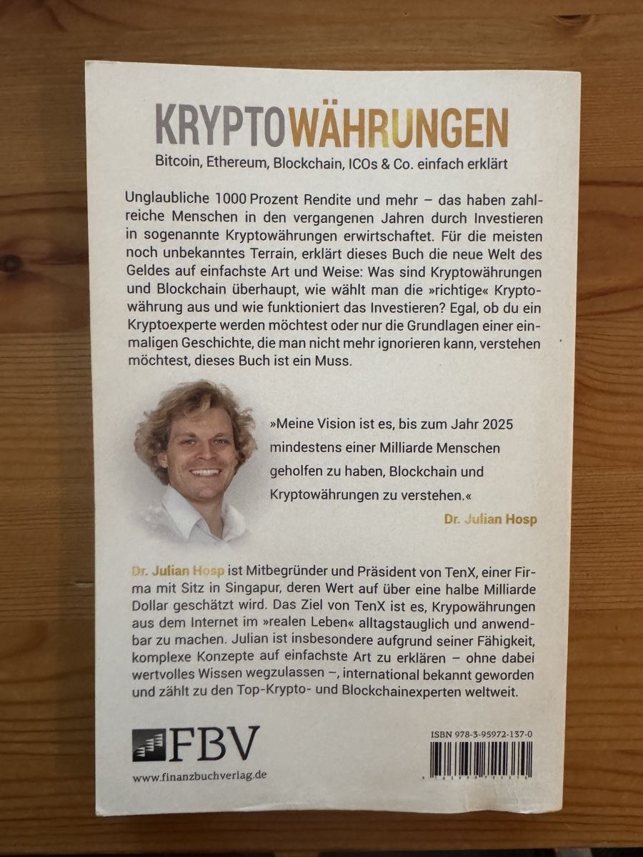 Libri: Buch: KRYPTO Währungen – Usato da Baar venduto da melanielu 1