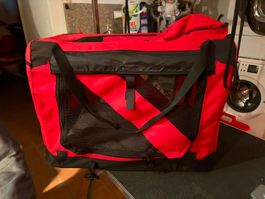 Transportbox rot faltbar Stoff guter Zustand