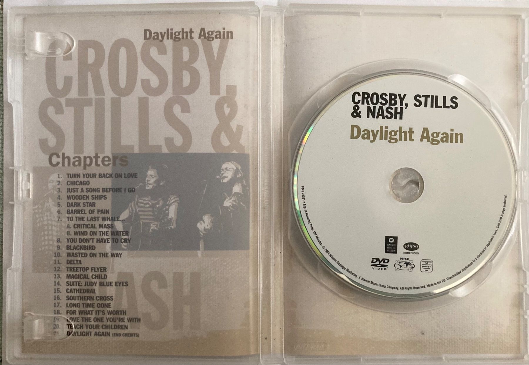 Tutti i DVDs: CROSBY, STILLS & NASH - DAYLIGHT AGAIN – Usato da Poliez-Pittet venduto da Newtown-Records 2