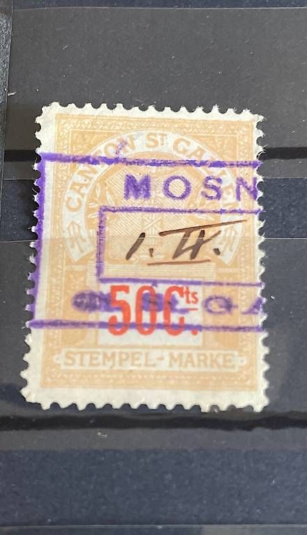 Alle Briefmarken: Briefmarke. St. Gallen – Gebraucht aus Buchs AG von fpatricia