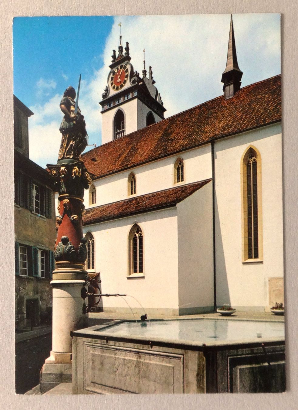 Cartoline postali: Aarau, Gerechtigkeitsbrunnen – Usato da Fétigny venduto da Billy2miny
