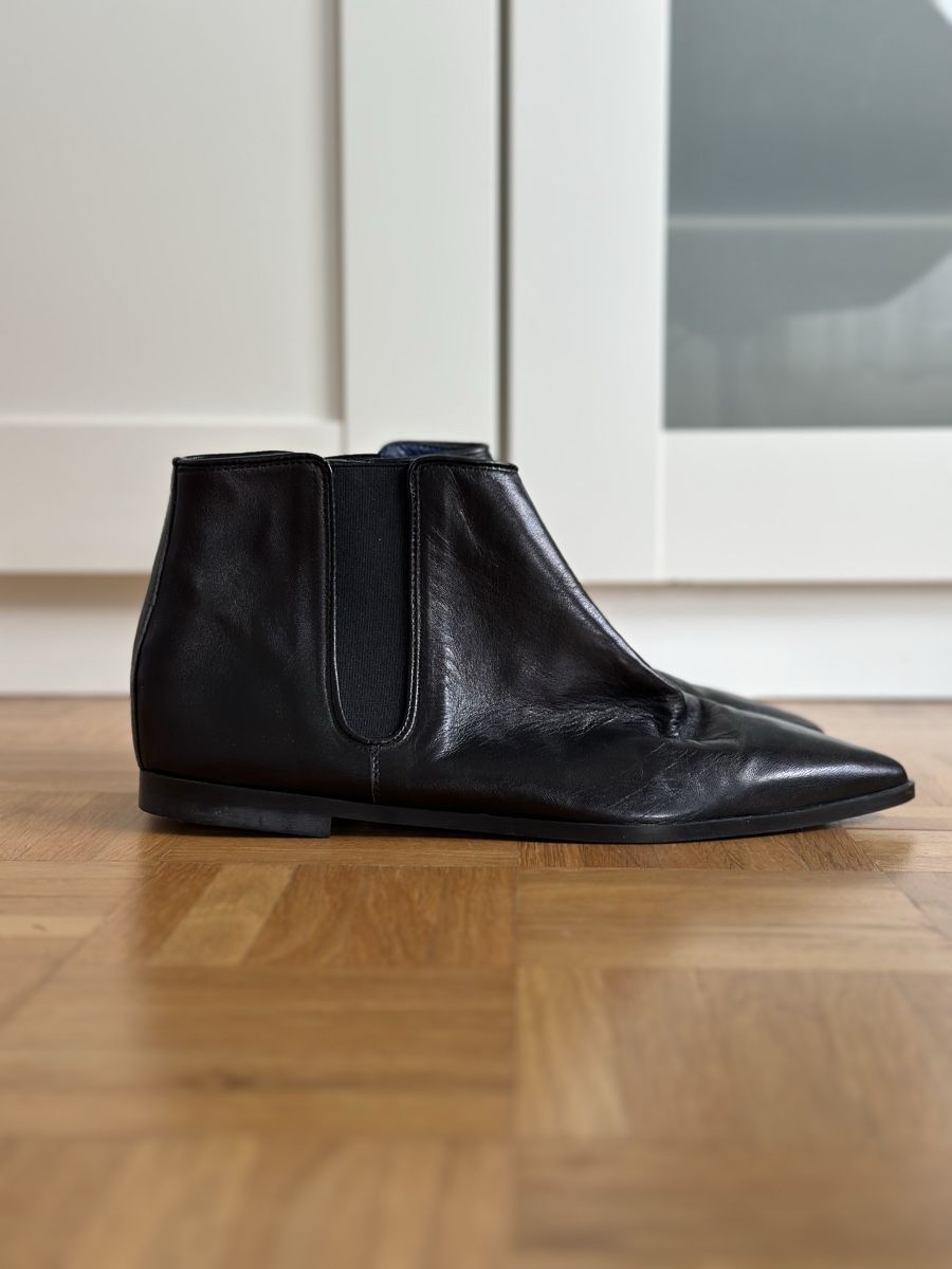 Scarpe da donna: Leder Stiefeletten, Schwarz, Grösse 40, NEU – Nuovo (secondo la descrizione) da Basel venduto da FatmaCan52