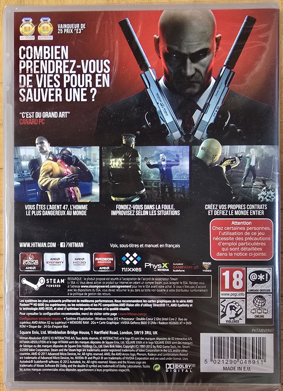 Microsoft Giochi: PC : Hitman - Absolution (Blister) – Nuovo e nell'imballaggio originale da Froideville venduto da xXSebastienXx 1