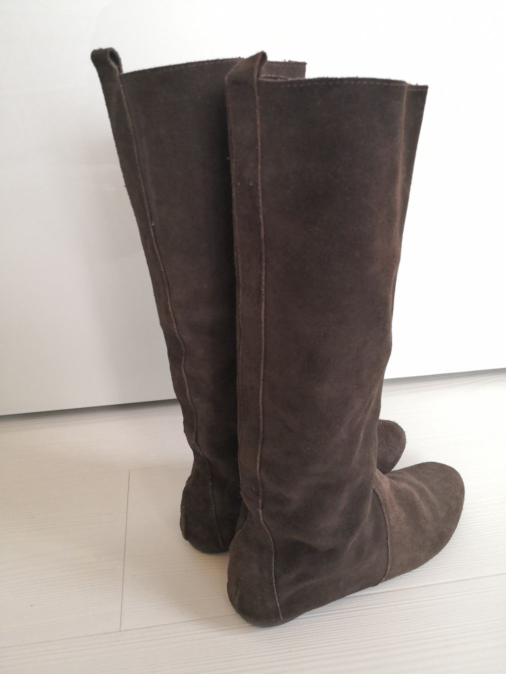 Mango Scarpe da donna: 🤩MANGO WILDLEDER-STIEFEL, BRAUN – Usato da Olten venduto da Naja-Twins-Twins 5