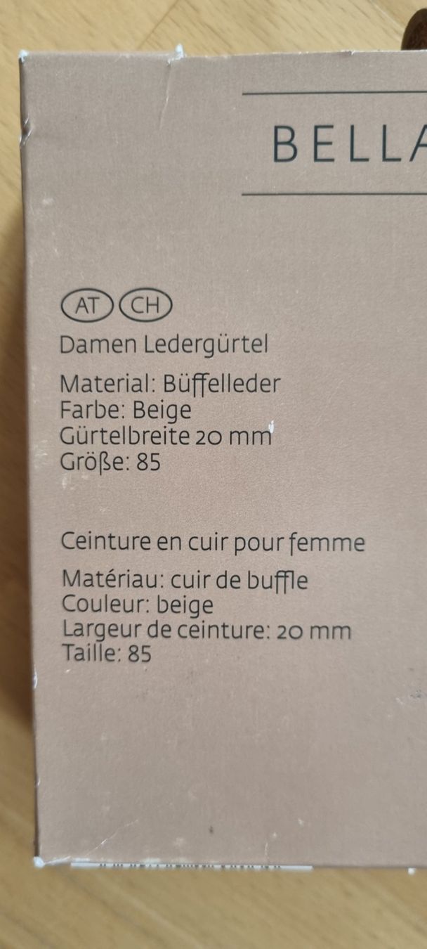 Cinture: Damen Ledergürtel - BUFF Leder - Gr. 85 - NEU! – Nuovo (secondo la descrizione) da egliswil venduto da Maggy6 2