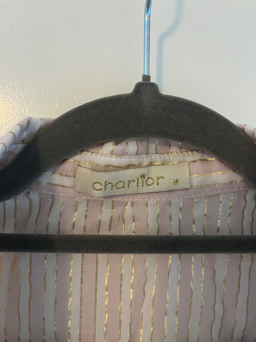 Blusen: Sommerliche Bluse von Charlior, Grösse M, gestreift – Gebraucht aus Baar von DealDiHei 2