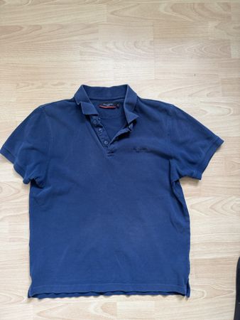 Men's Blue Polo Shirt - Comfortable Summer Style, Size M