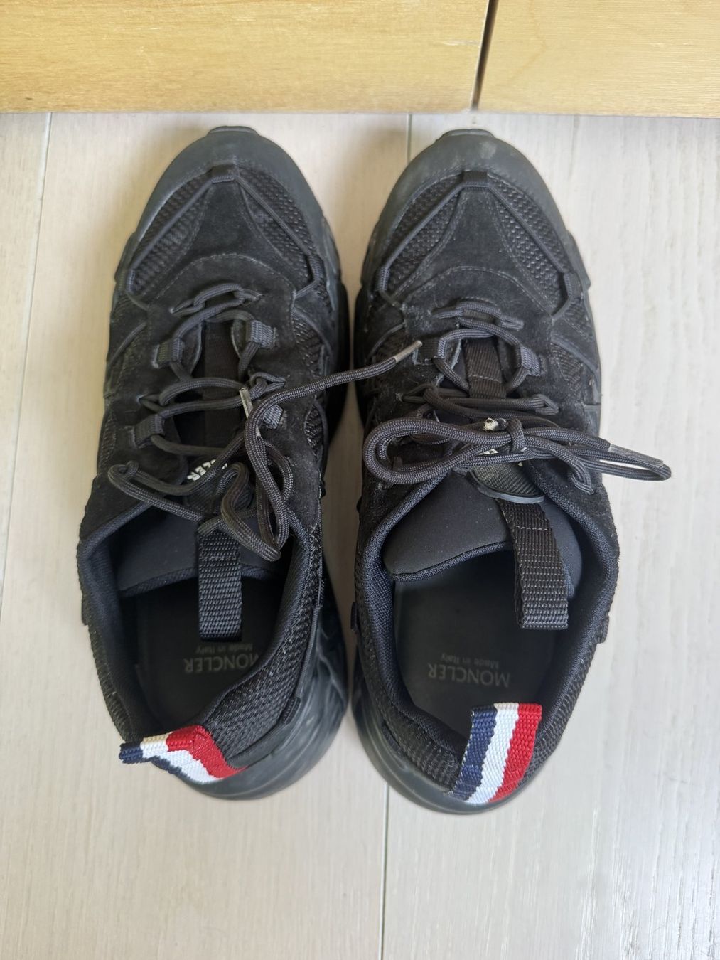 Moncler Herrenschuhe: Baskets Moncler Noires - 42 – Gebraucht aus Vandoeuvres von mathdriving 2