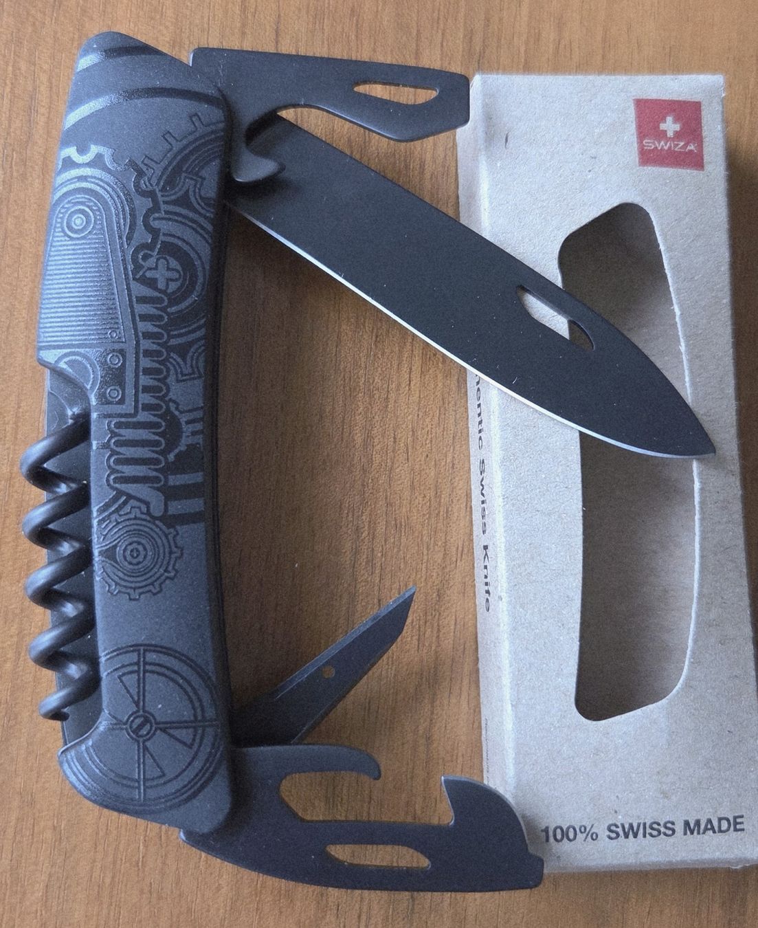 Swiza Coltelli tascabile: Swiza D03 AB Rouage Limited Edition – Nuovo e nell'imballaggio originale da Biel/Bienne venduto da Limite15 1