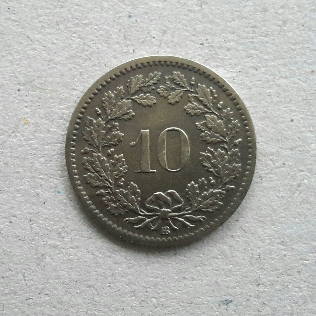 Tutti le monete: 10 Rappen , 1850 , Billon . – Usato da Burgdorf venduto da Olli.34 1