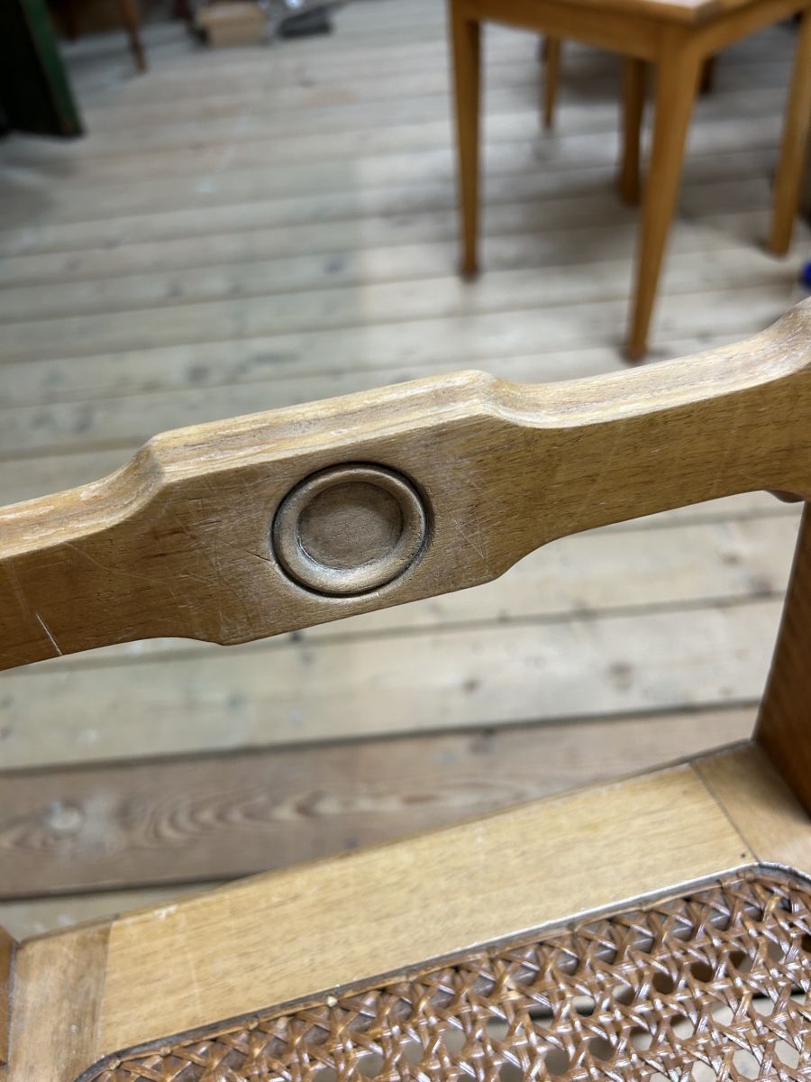 Stühle: Alter Holzstuhl mit Geflecht – Gebraucht aus Uster von Stromboli7 7