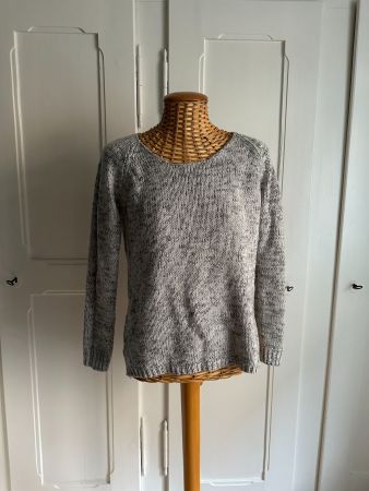 STRADIVARIUS - Strickpullover hellgrau meliert M