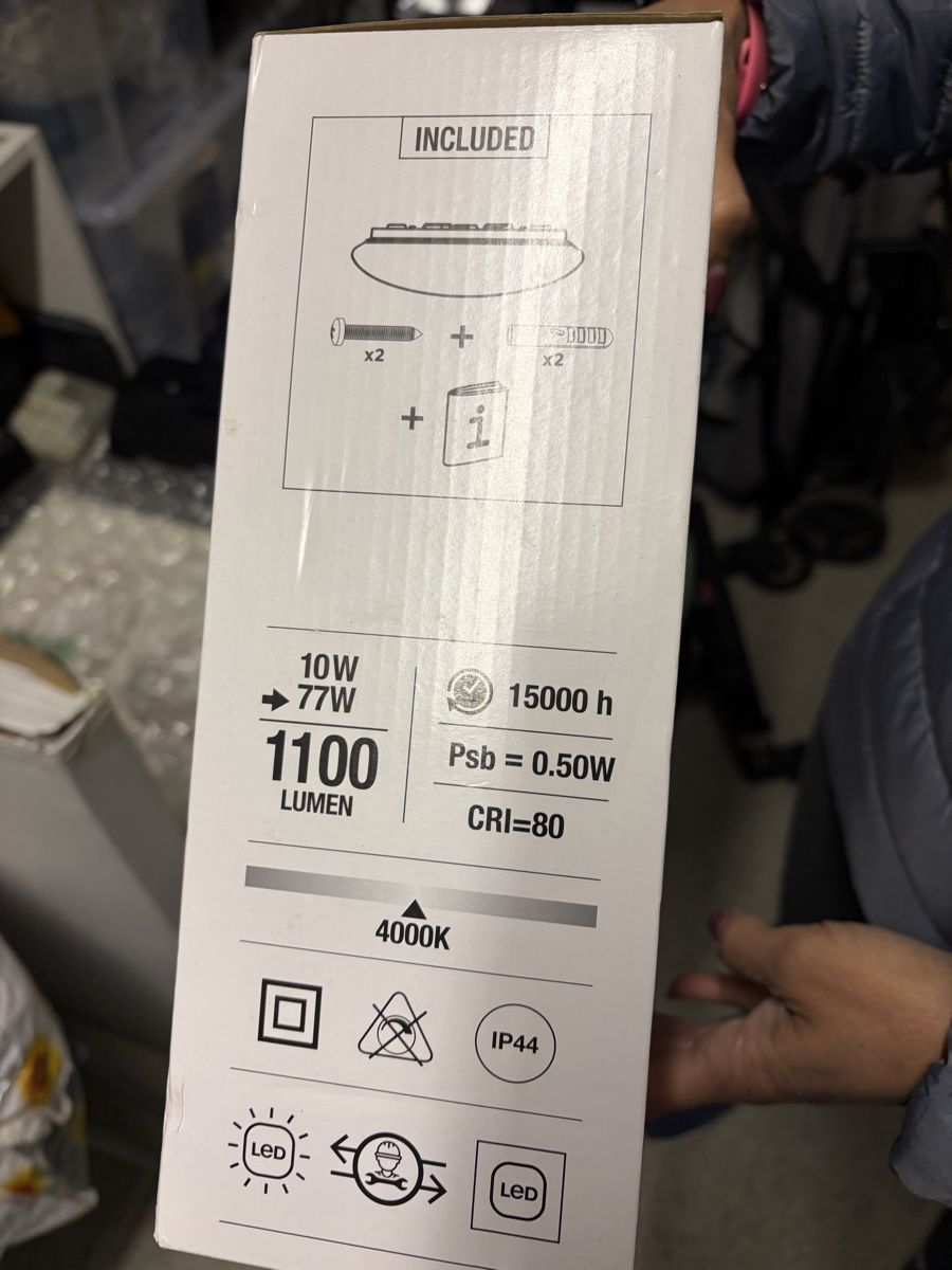 Lustres & lampes de plafonds: LED Ceiling Light with Motion Sensor 10W 4000K New – Neuf avec emballage d'origine à Zug par Roderric_Ro 1