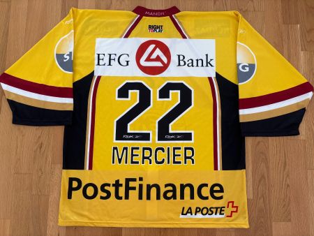 MAILLOT HC SERVETTE GENF # 22 MERCIER TRIKOT XL