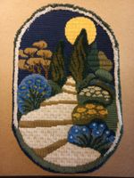 Handgemachte Wandteppich Landschaft