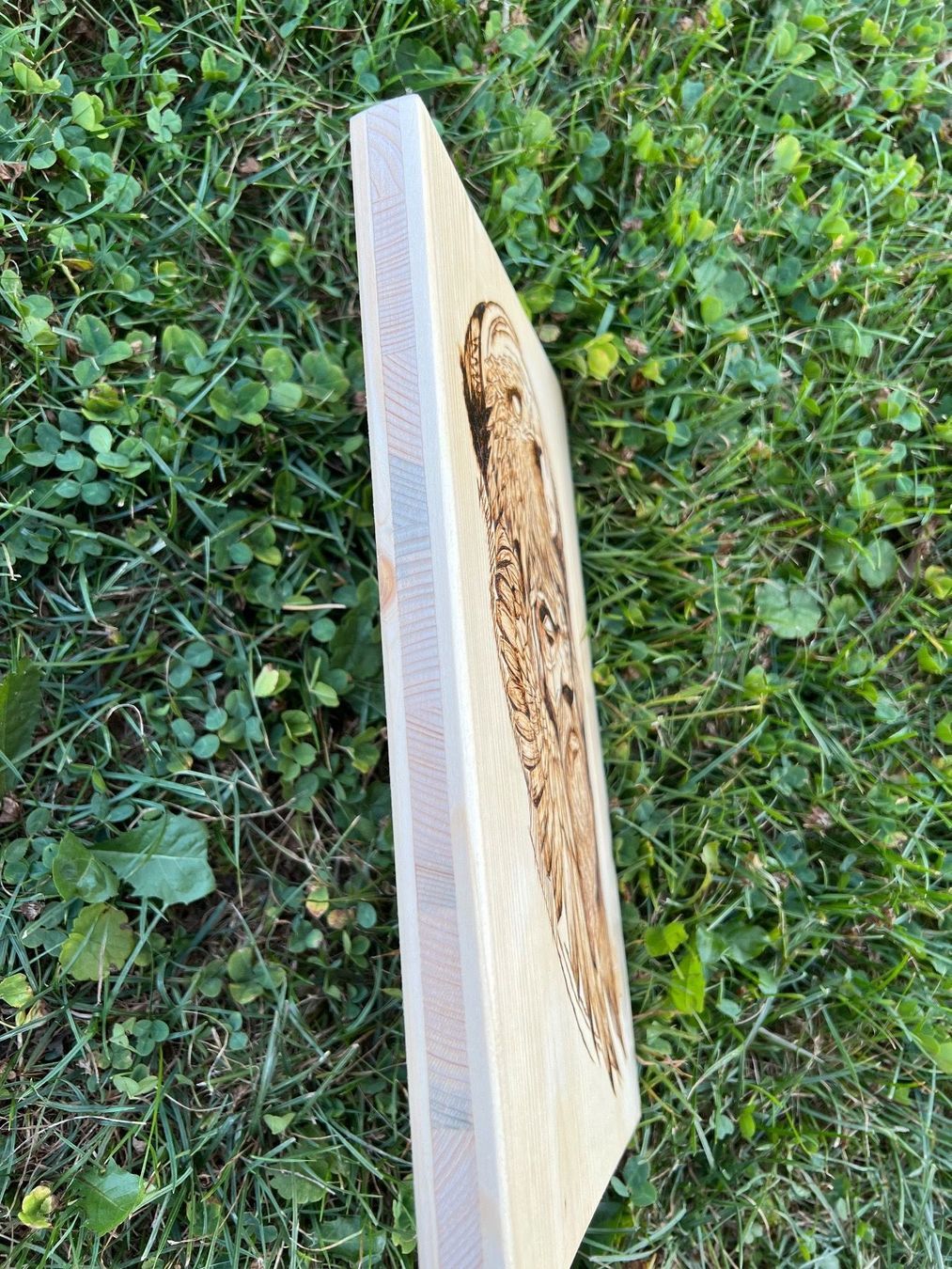Poster & Bilder: Holzbrett / Brandmalerei / Odin – Gebraucht aus Sternenberg von Coocoo 4