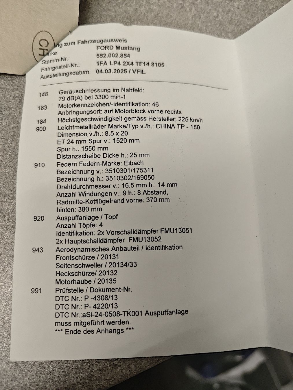Ford (Usa) Automobili: Ford Mustang GT – Difettoso da Gipf-Oberfrick venduto da Gold-Diger 8