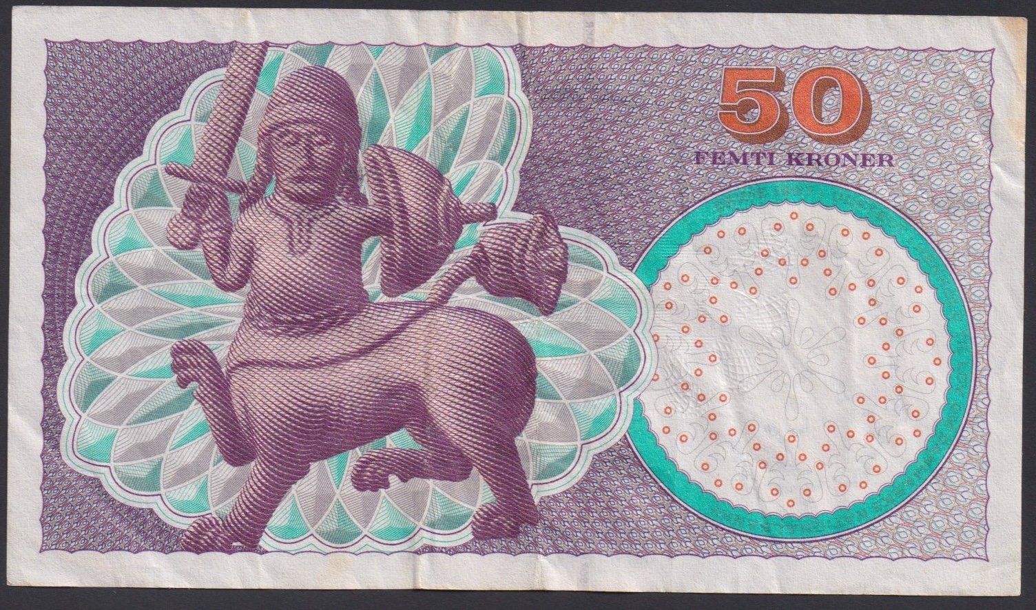 Billets de banque: Dänemark 50 Kroner 1999 – D'occasion à Brugg AG par banknoten_muesli 1