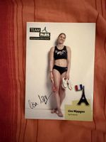 Signiertes Foto Lisa Nippgen Sprinterin Team Paris Grösse 10