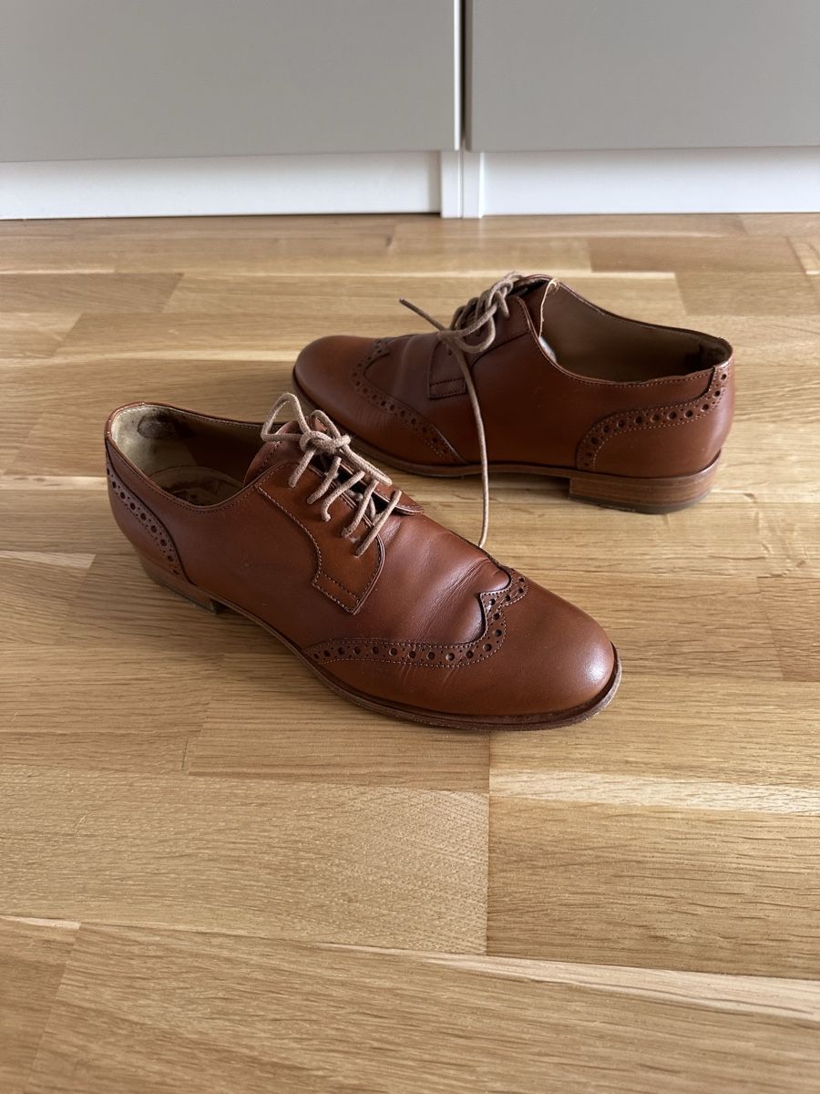 Max Mara Scarpe da donna: Max Mara Echtleder-Schnürschuhe - Größe 38 – Usato da Rüschlikon venduto da elc_6lp9 2