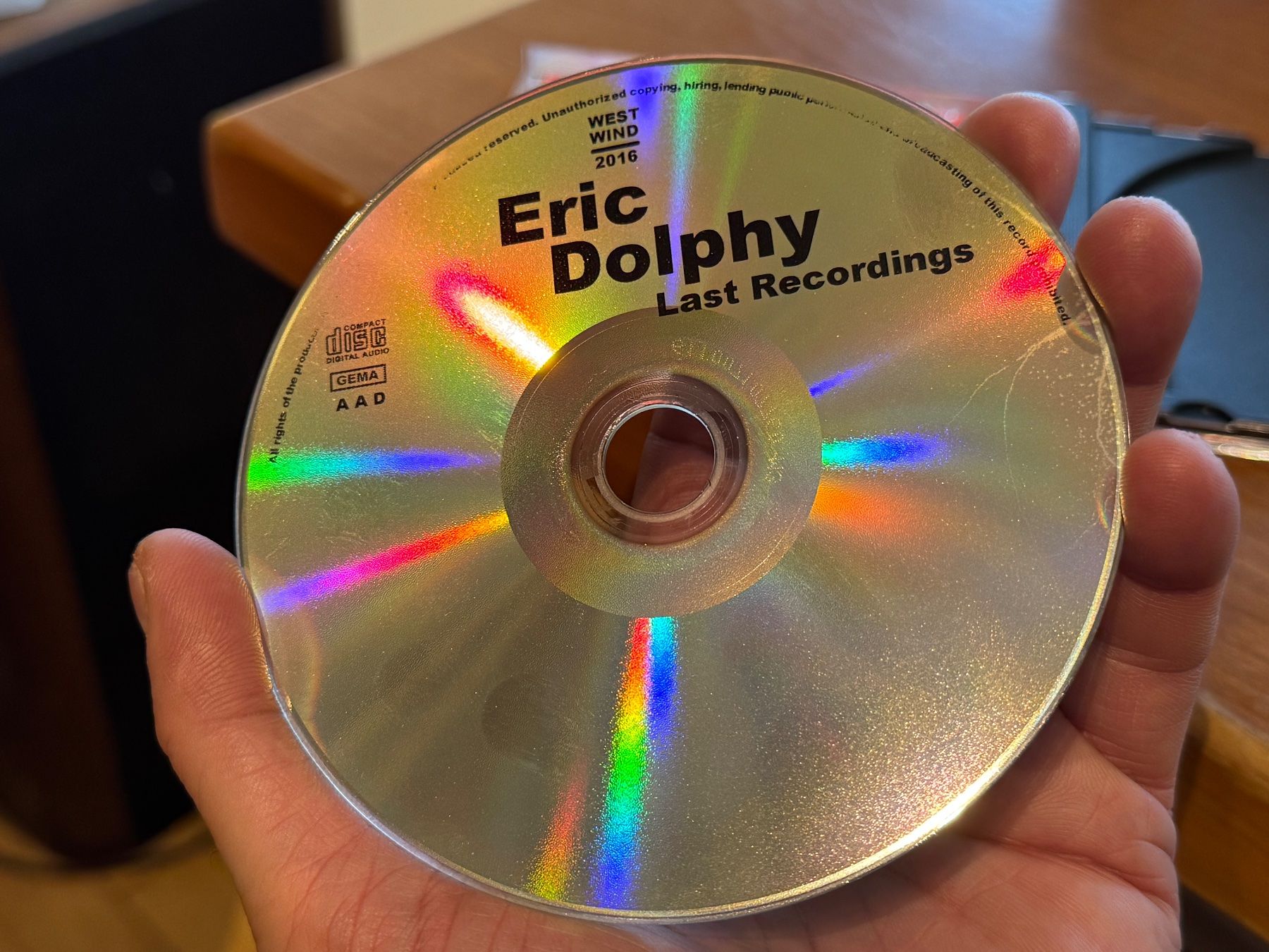 CD: Eric Dolphy - Last Recordings - KA01B – Usato da Küsnacht ZH venduto da JazzRecords 3