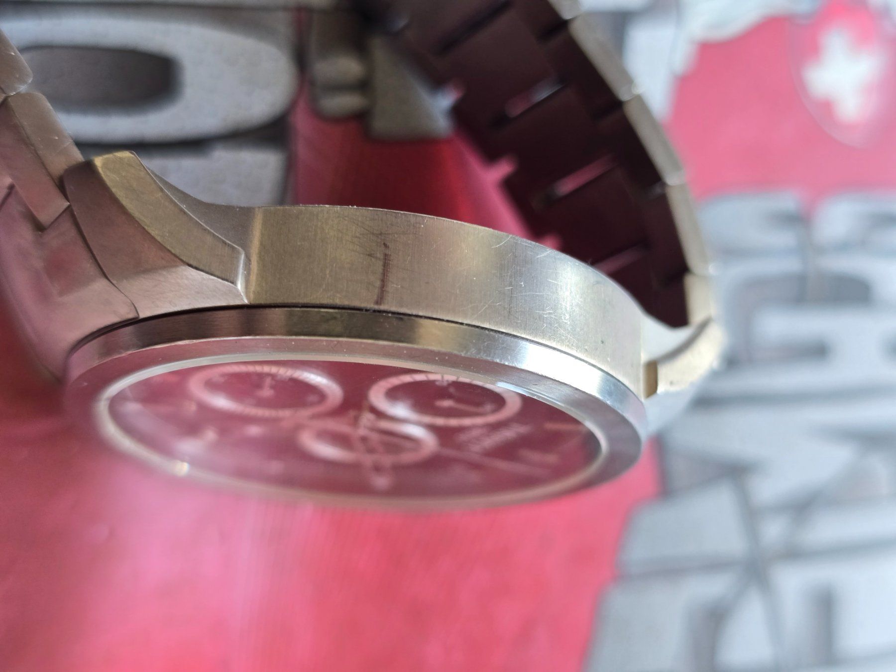Tissot Orologi: 513 Tissot Titanium Chronograph Jumbo wunderschoen – Usato da Muri AG venduto da Corredor 8