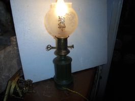 Antike, kleine Tischlampe ca. 1940