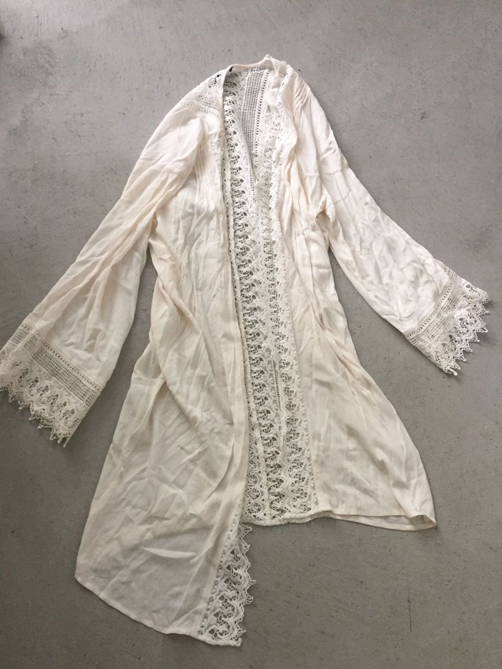 Arte internazionale: Neuer Kimono mit Spitze – Nuovo (secondo la descrizione) da Zürich venduto da Eves.vintage.element 3