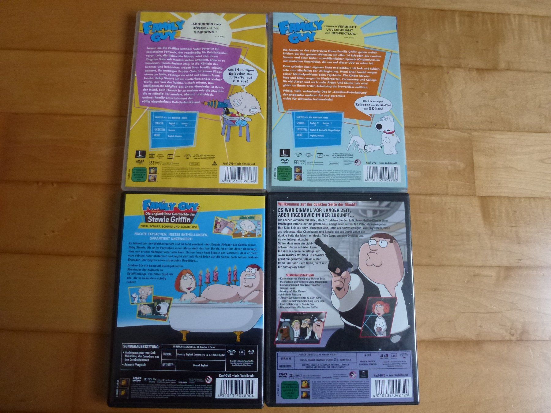 Tutti i DVDs: Family Guy Sammlung (6 DVDs) – Nuovo (secondo la descrizione) da Bern venduto da Frebo 1