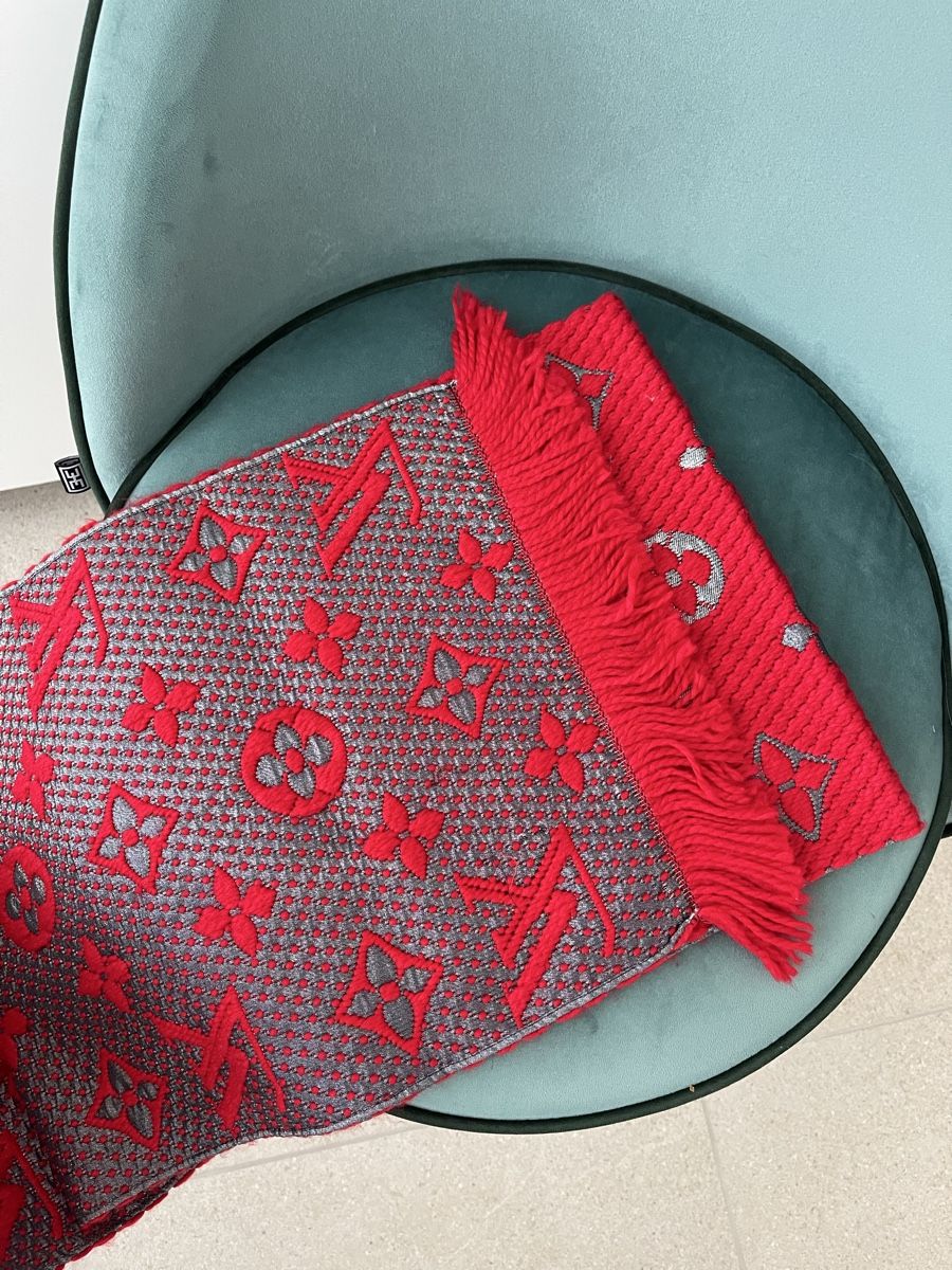 Foulard & Sciarpe: Schal Logomania Rot - look like – Usato da Horgen venduto da JPR911 2