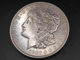1921 Morgan Silber Dollar