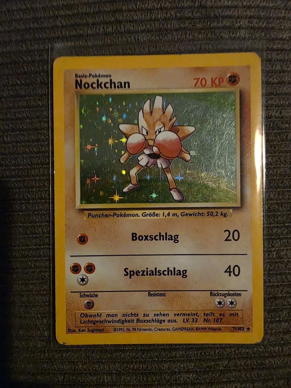 Pokémon Carte collezionabili: Pokemon Nockchan Base Set Holo Deutsch Good – Usato da Kriens venduto da Dante07