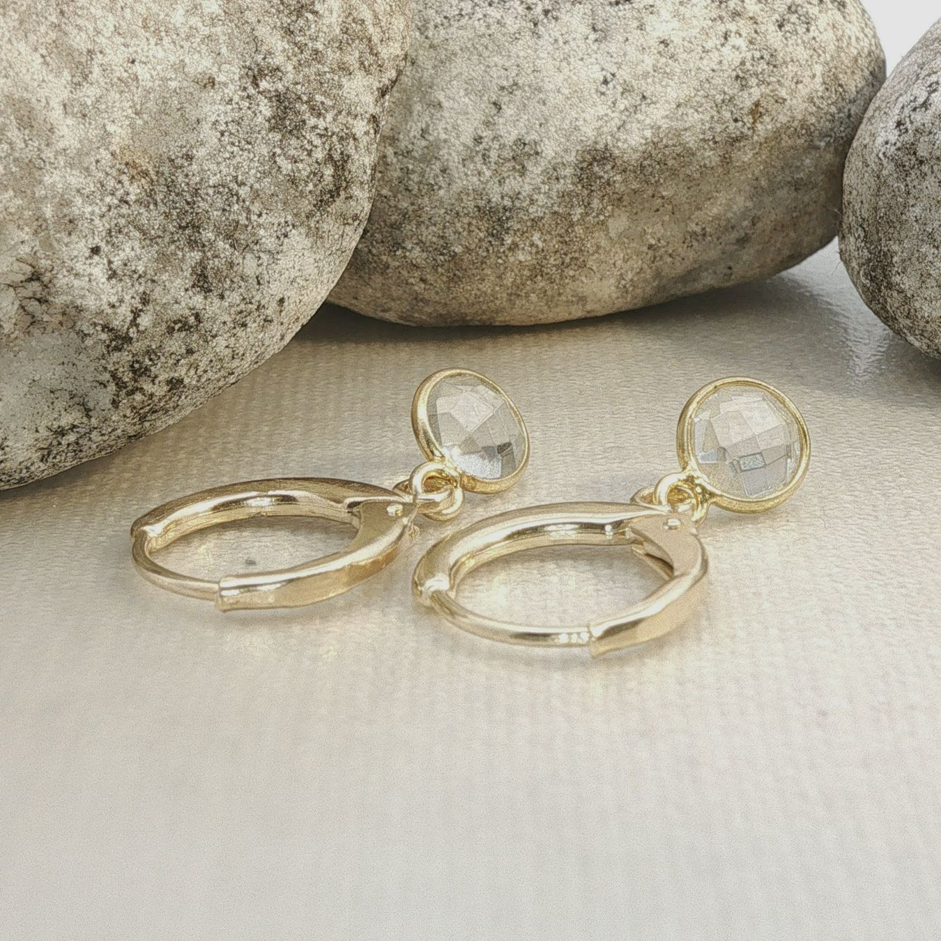 Olga Ribler Ohrringe & -stecker: Sterling Silber 925 Halbcreolen mit Topas – Neu (gemäss Beschreibung) aus Luzern von Schmuckoutlet 5