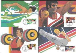 USA Serie 4 Maximumkarten 1622-1625 Olym. Spiele ET 8.4.1983