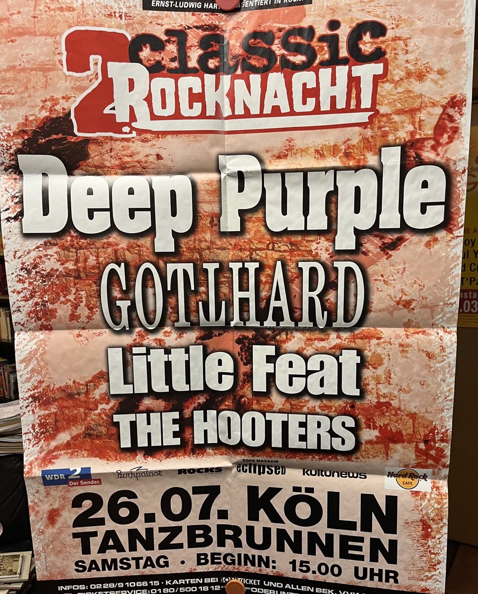 Foto & Immagini: Deep Purple/Gotthard Konzertplakat/Original/60x90cm – Usato da hunzenschwil venduto da Oldipark