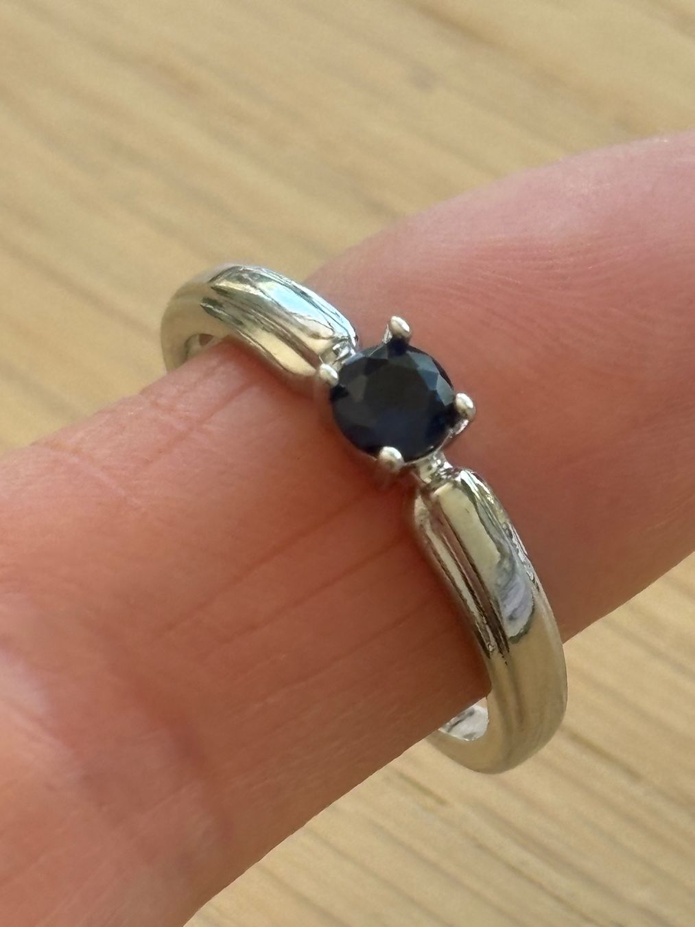 Anelli: Luxus Elegante Gr.19/9 Ring Farbe: Silber/blau – Nuovo (secondo la descrizione) da Biel-Bienne venduto da Roserosse13 5