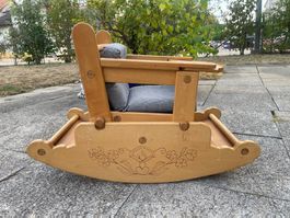 Babyschaukel historisch Massivholz