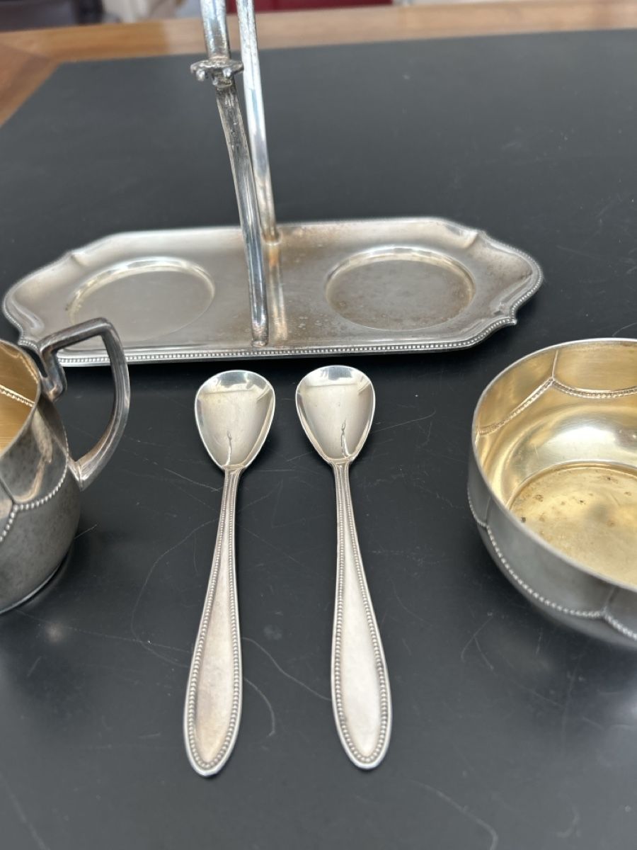 Tutte le decorazioni: Antikes versilbertes Set – Usato da Zumikon venduto da tuna007 4