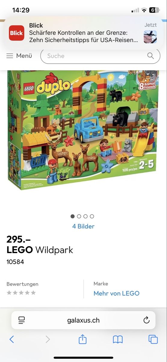 Giocattoli: Lego Duplo Wildpark 10584 – Usato da Bischofszell venduto da Diamond1 2